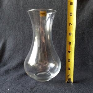 LUMINARC VASE Verrerie d’Arques FRANCE 8.25” High Vintage HARMONIE Clear Glass